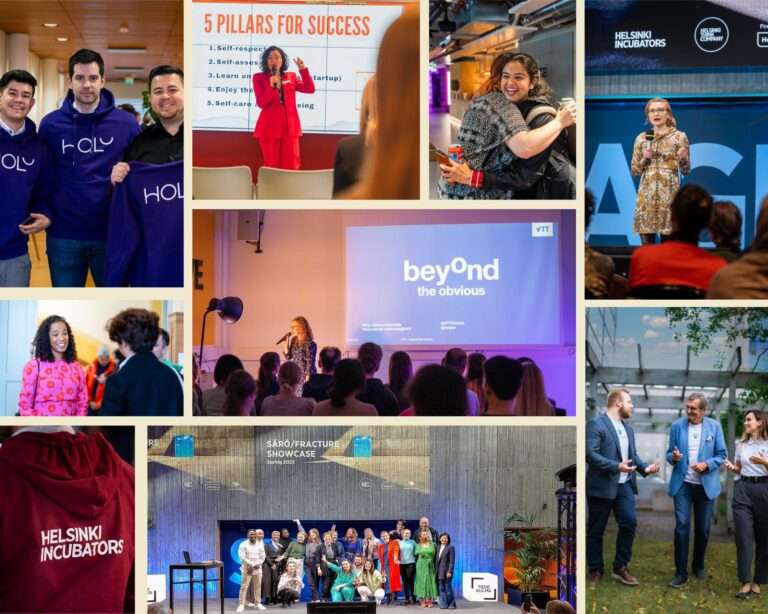 A grid of Corporate event photography take by Photographer Helsinki